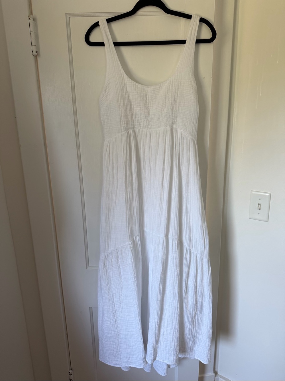 Calvin Klein Cotton Summer Gauze Look Dress